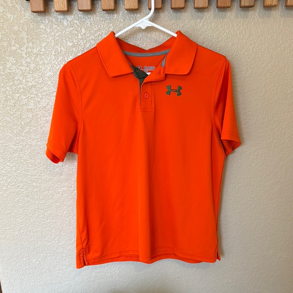 Under Armour Vibrant Orange Polo